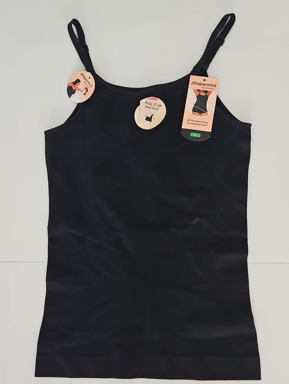 Shapermint Black Seamless Shaping Camisole
